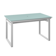 Amish Polybird Modern Square Counter Height Table
