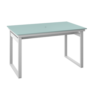 Amish Polybird Modern Square Counter Height Table