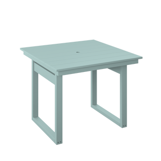 Amish Polybird Modern Square Dining Table