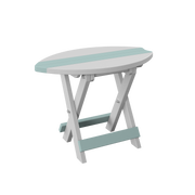 Amish Polybird  Surfboard Folding End Table