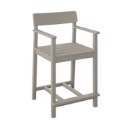 Amish Polybird Counter Height Club Bar Stool