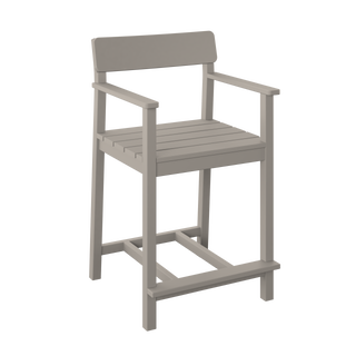 Amish Polybird Counter Height Club Bar Stool