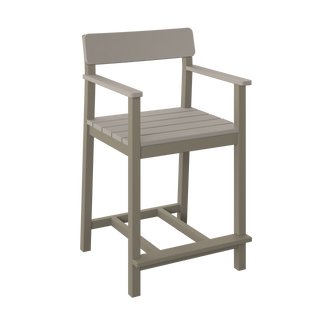 Amish Polybird Counter Height Club Bar Stool
