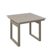 Amish Polybird Modern Square Dining Table