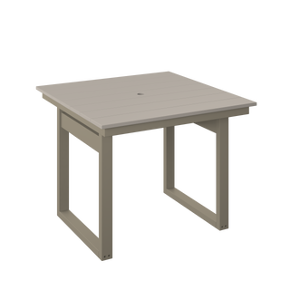 Amish Polybird Modern Square Dining Table