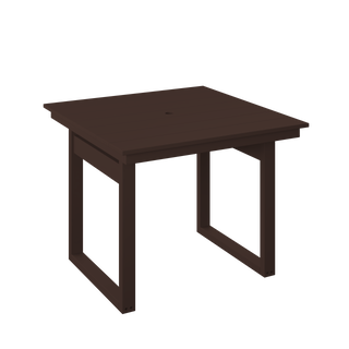 Amish Polybird Modern Square Dining Table