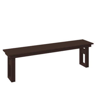 Amish Polybird Modern Dining Bench