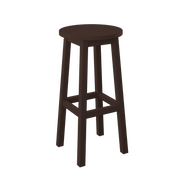 Amish Polybird Round Bar Stool
