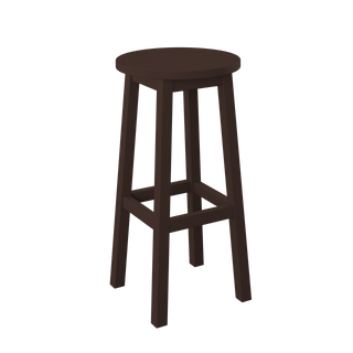 Amish Polybird Round Bar Stool