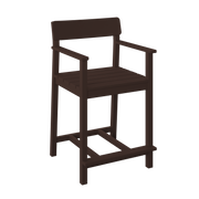 Amish Polybird Counter Height Club Bar Stool