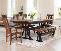 Amish Boston Dining Set
