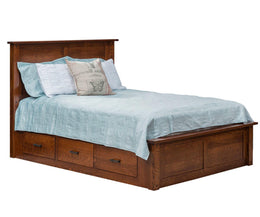 Amish Emory Grand Platform Bed