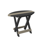 Amish Polybird  Surfboard Folding End Table