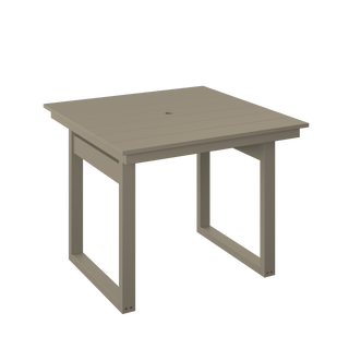 Amish Polybird Modern Square Dining Table