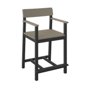 Amish Polybird Counter Height Club Bar Stool