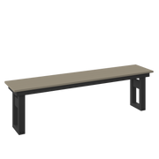 Amish Polybird Modern Dining Bench