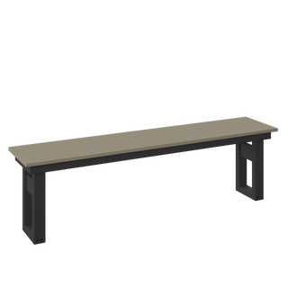 Amish Polybird Modern Dining Bench