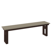 Amish Polybird Modern Dining Bench