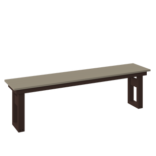 Amish Polybird Modern Dining Bench
