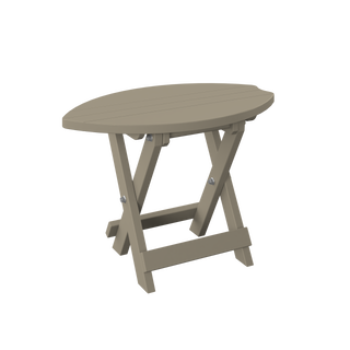 Amish Polybird  Surfboard Folding End Table