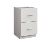 Bluestone Poly 2 Drawer Flat Panel Cabinet 24
