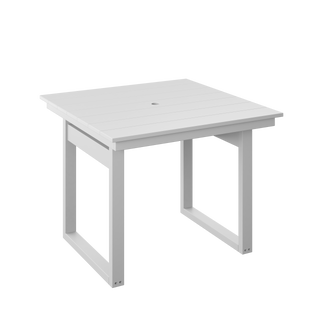 Amish Polybird Modern Square Dining Table