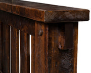Amish Houston Rustic Bed in Brown Maple