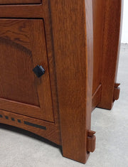 BEDROOM: Colebrook 1 Drawer/1 Door Nightstand in QSWO