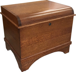 Amish Waterfall Top Mini Cedar Chest