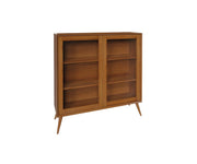 Amish South Shore Glass Bookcase