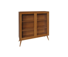 Amish South Shore Glass Bookcase