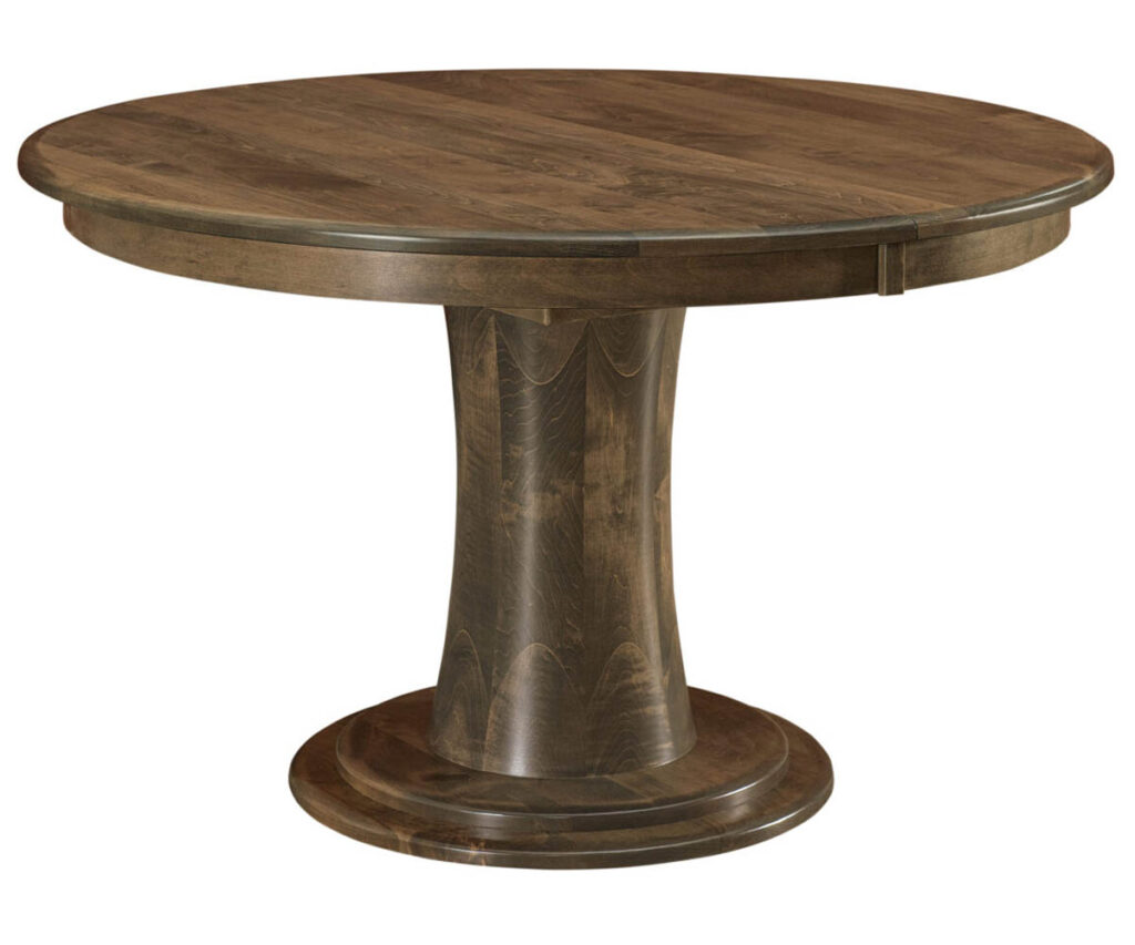 Amish Furniture Collections: Single Base Tables - Amish Outlet Store